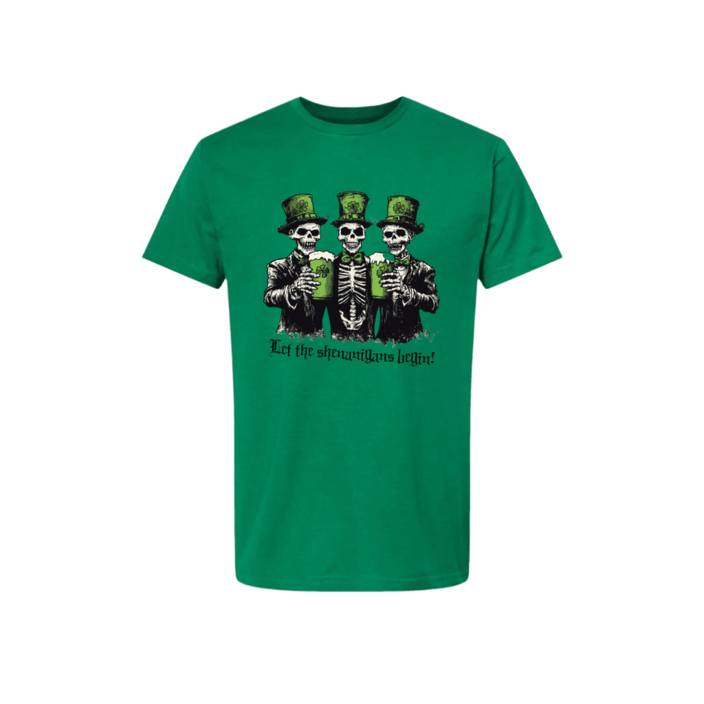 Let the Shenanigans Begin Unisex Shirt - S / Green