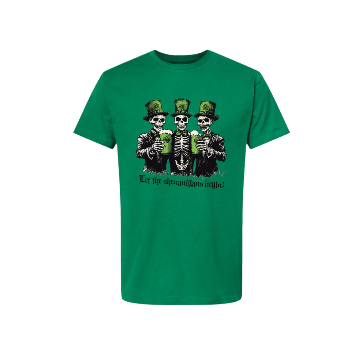 Let the Shenanigans Begin Unisex Shirt - S / Green