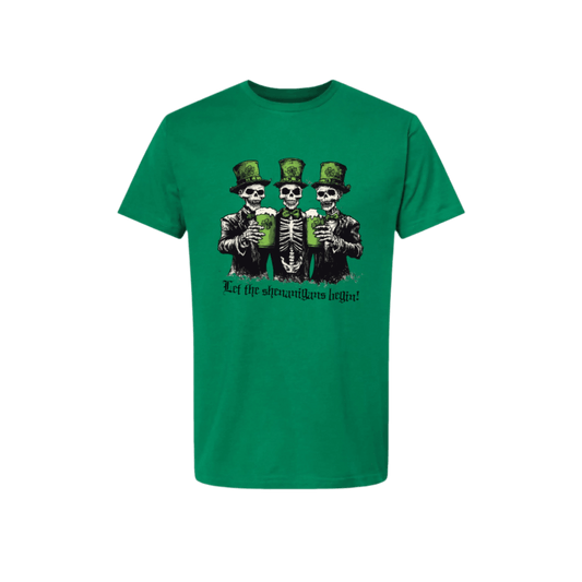 Let the Shenanigans Begin Unisex Shirt - S / Green