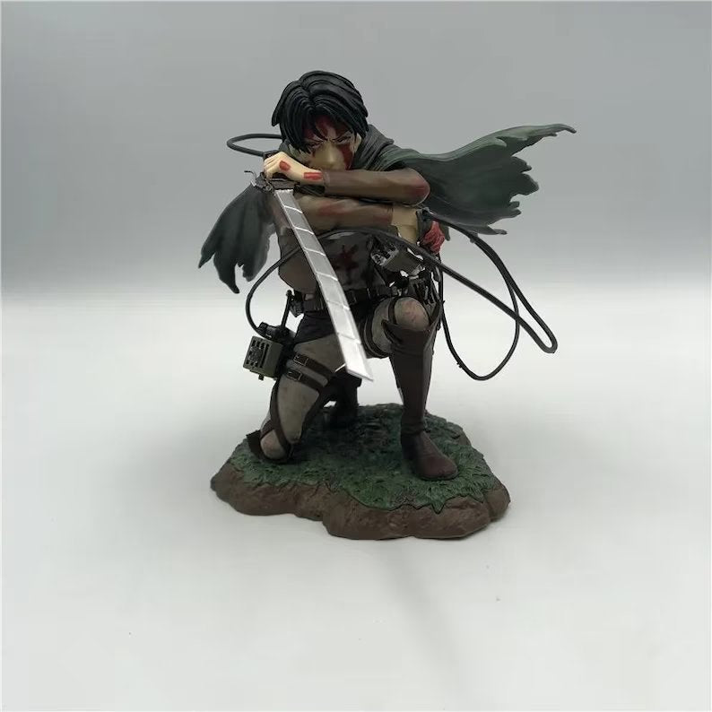 Levi Ackerman Figurine, Attack On Titan Figure, Shingeki no Kyojin Anime Gifts and Merchandise