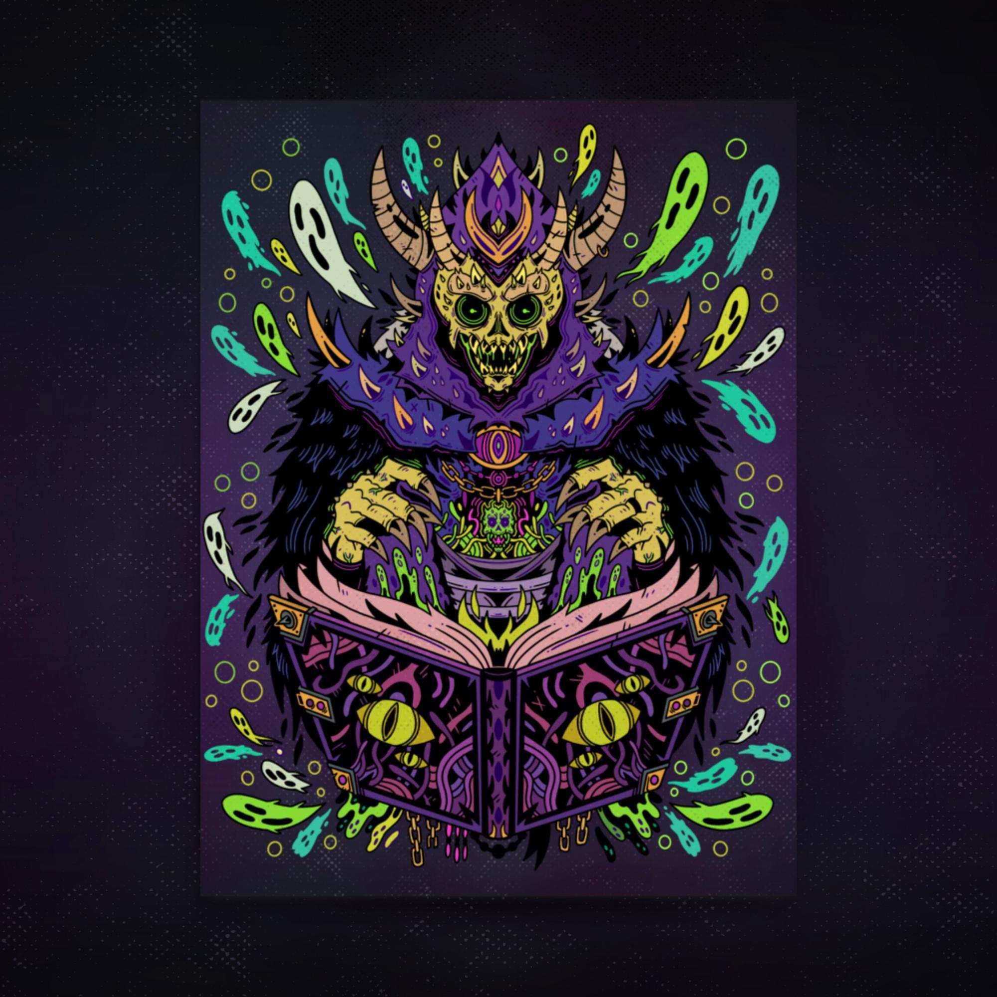 Lich Art Print - 18″×24″ / No Frame