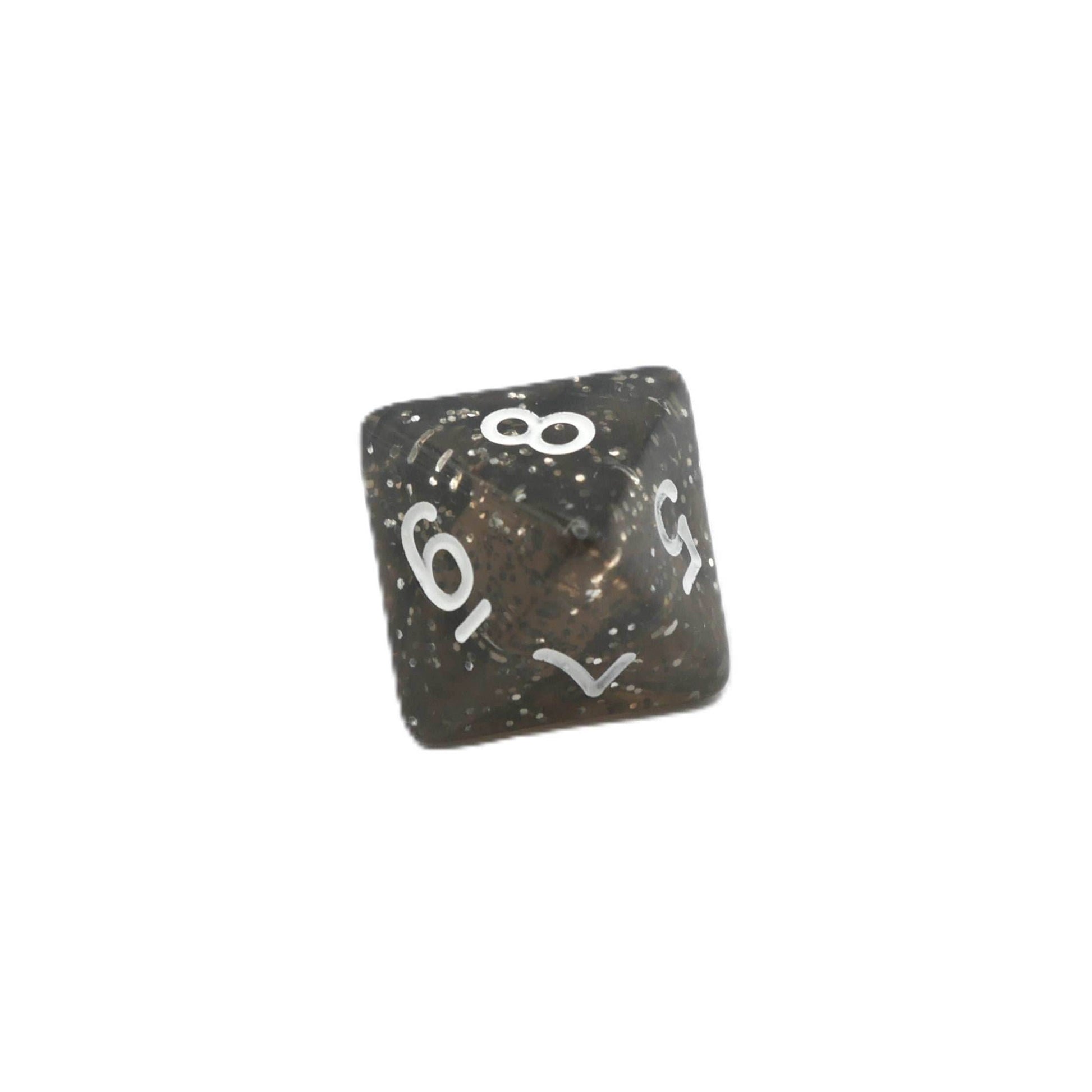 Essence of Licorice - 7 Piece DnD Dice Set | Acrylic RPG Gaming Dice - 