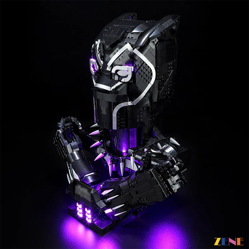 LEGO Black Panther Bust #76215 Light Kit