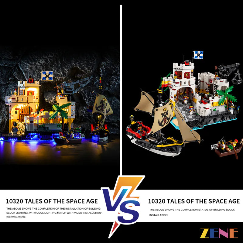 Light Kit for LEGO Eldorado Fortress #10320