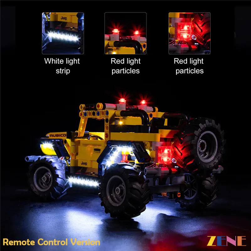 Light Kit for LEGO Wrangler Jeep #42122