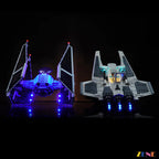 Light Kit for LEGO Mandalorian Fang Fighter vs. TIE #75348