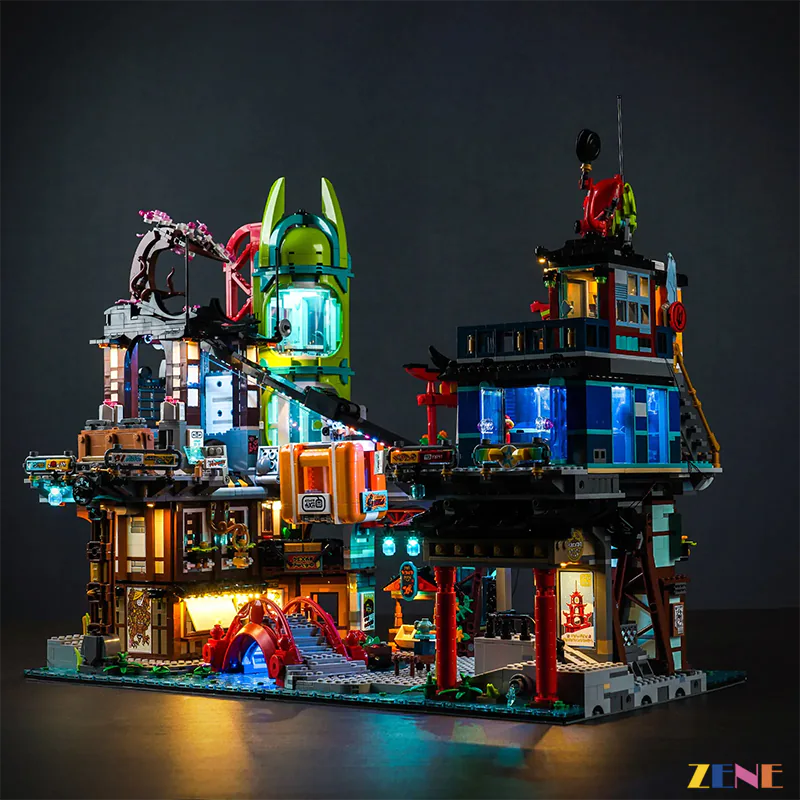 Light Kit for LEGO NINJAGO City Markets #71799 (Ver. 2)
