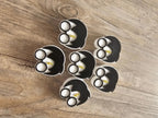 Lightning-Bolt Wizard Straw Topper – 3D Printed (Black & White)