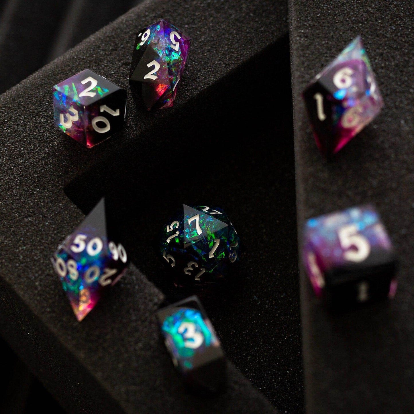 Lightning Handmade Resin DND Dice Set - Only 1 D20