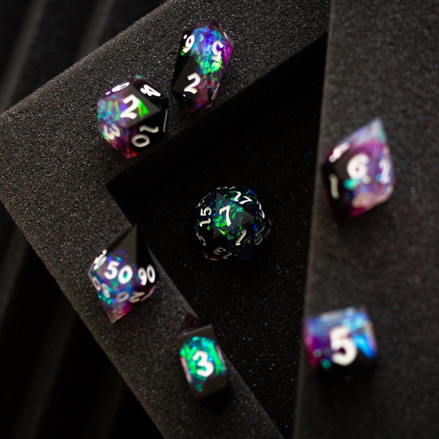 Lightning Handmade Resin DND Dice Set - Only 1 D20
