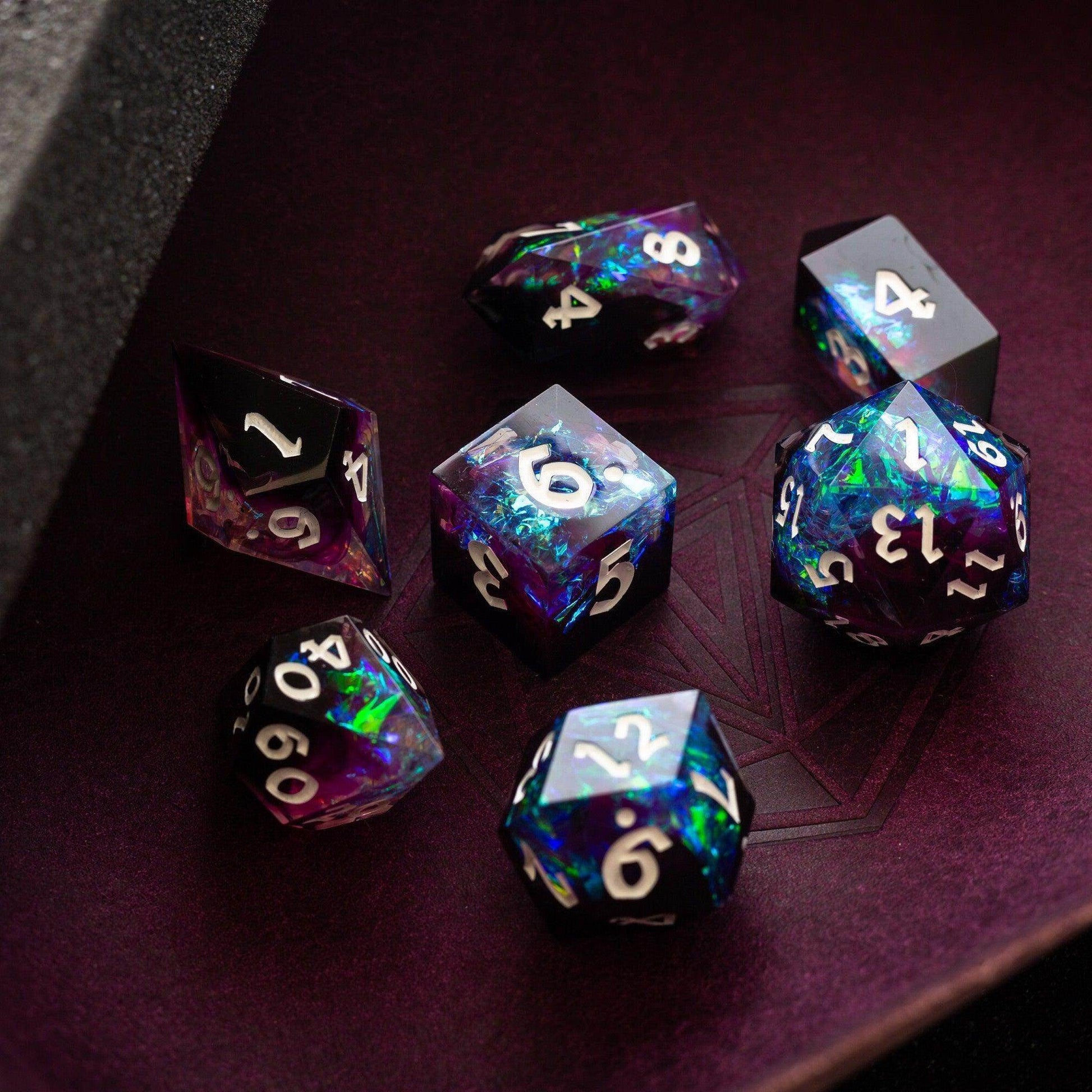 Lightning Handmade Resin DND Dice Set - Only 1 D20