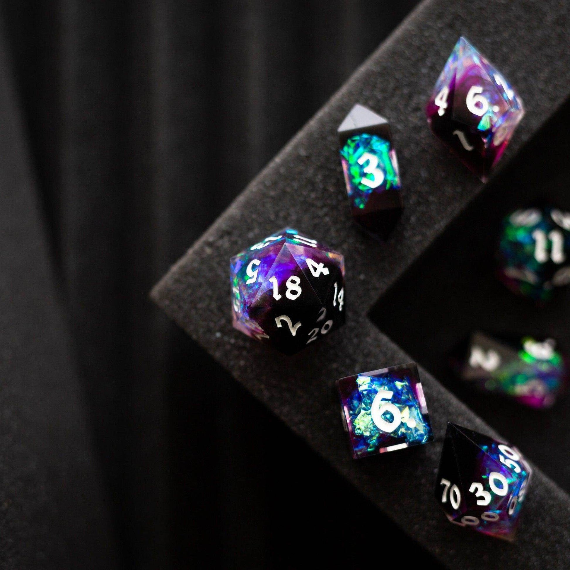 Lightning Handmade Resin DND Dice Set - Only 1 D20