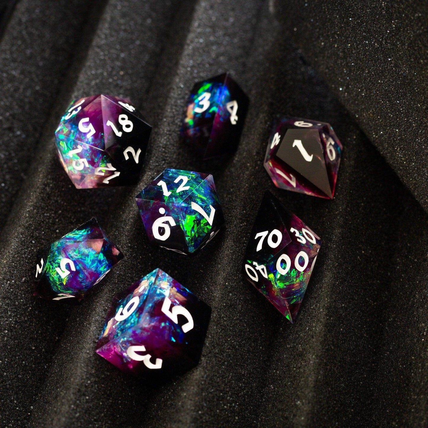 Lightning Handmade Resin DND Dice Set - Only 1 D20