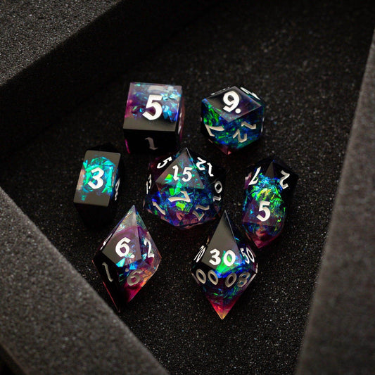 Lightning Handmade Resin DND Dice Set - Only 1 D20