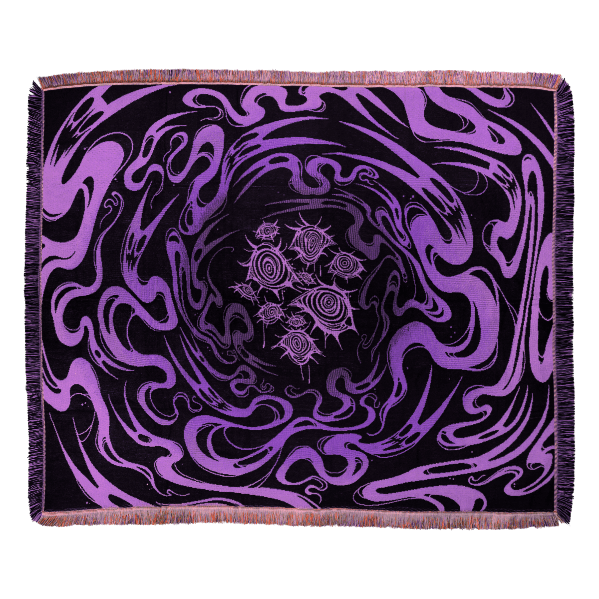 Lilac Underworld Woven Blanket - 