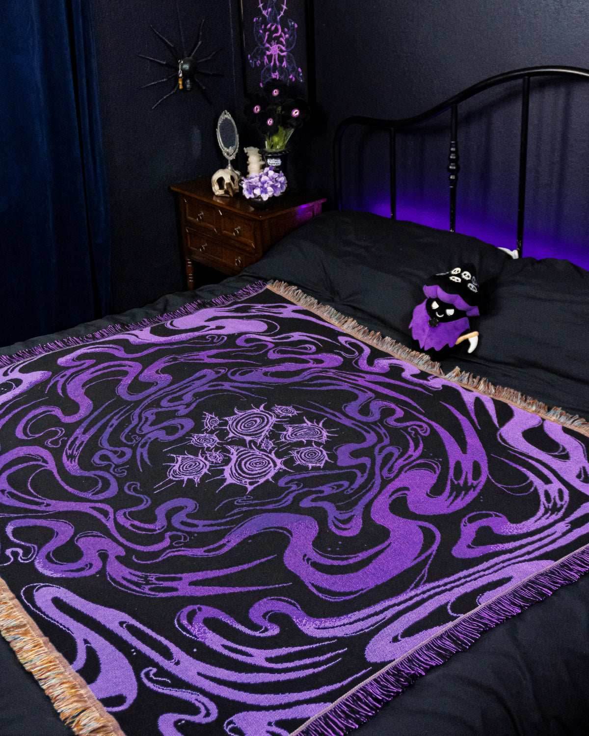 Lilac Underworld Woven Blanket - 