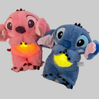 Lilo & Stitch Breathing Soothing Plush - Musical Sleep Aid Toy with Lights