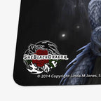 Blue Moon Dragon Playmat - Standard Playmat / Plain