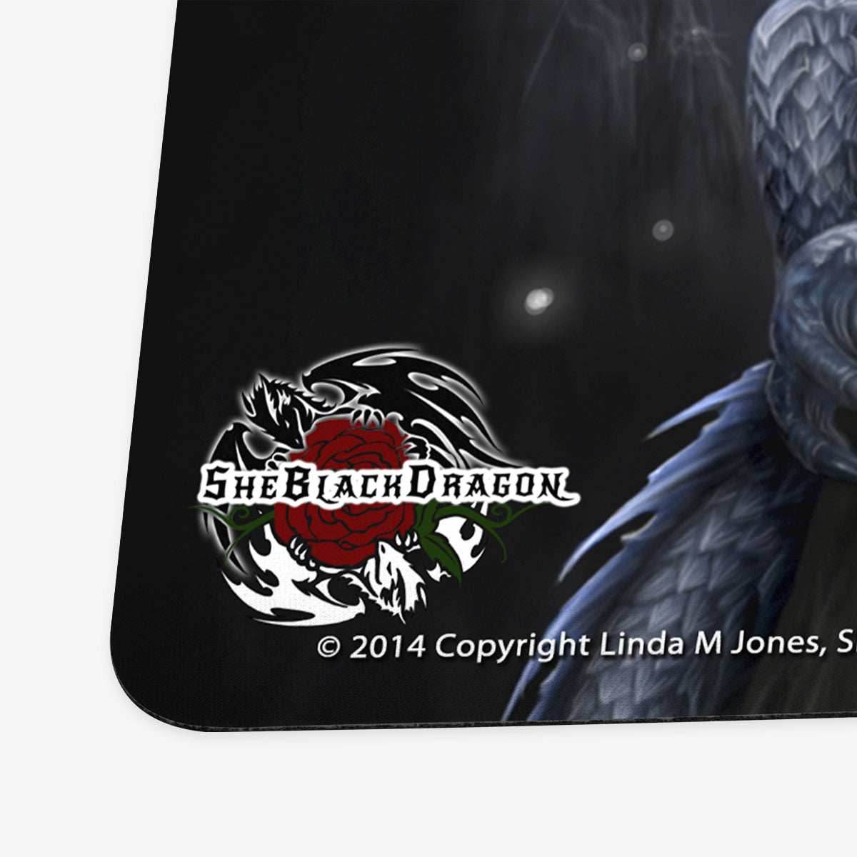 Blue Moon Dragon Playmat - Standard Playmat / Plain