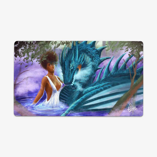 The Lady And Dragon Playmat - Plain