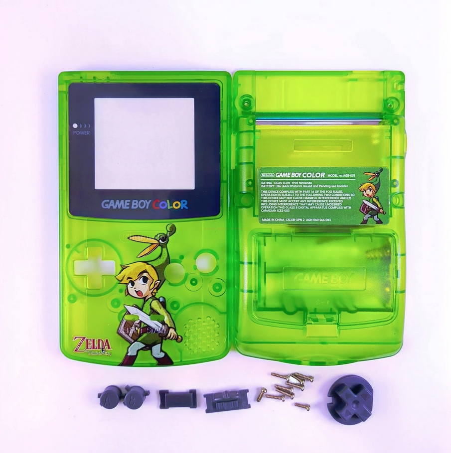 GBC Game Boy Color Case Replacement Shell Full Housing Pokemon