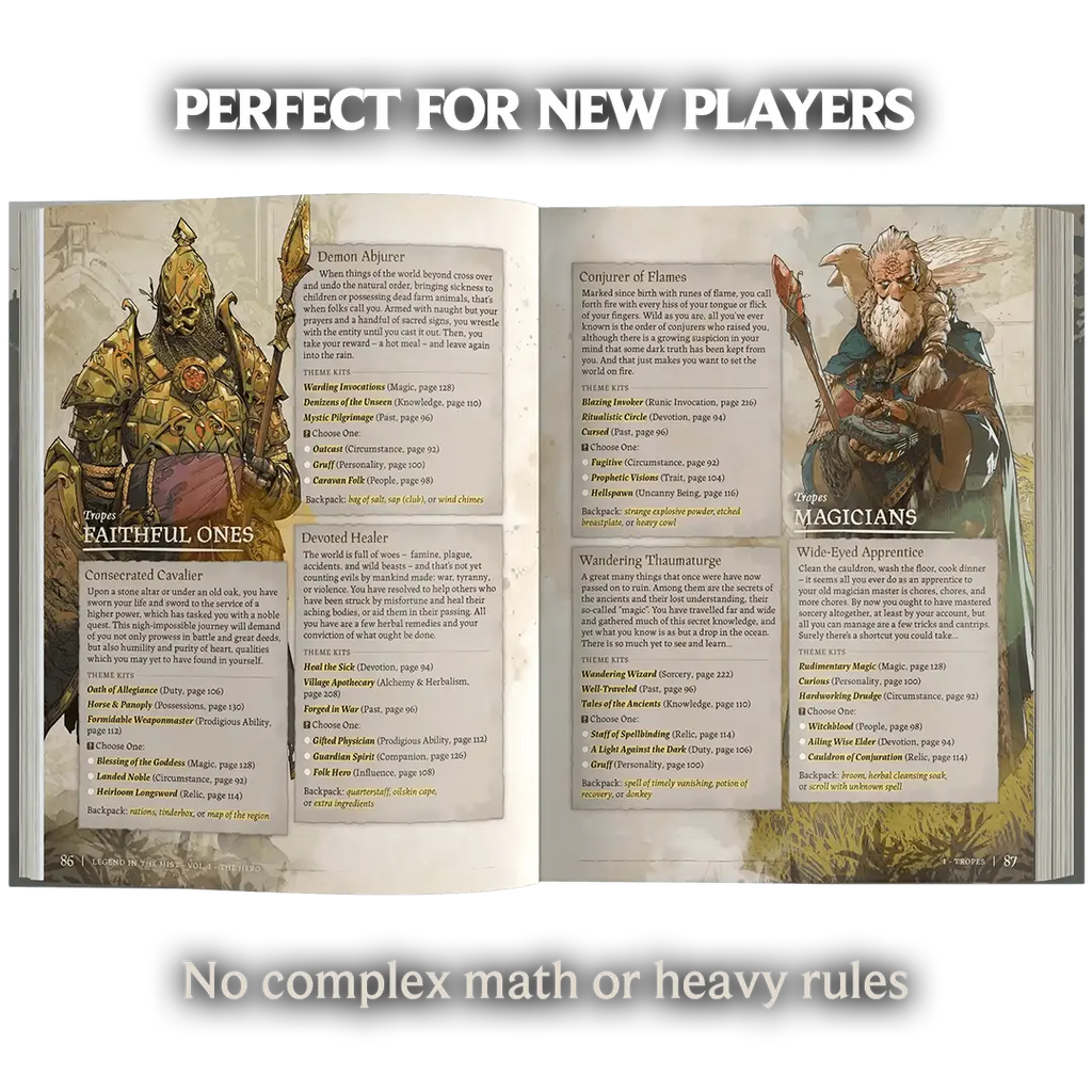 Legend in the Mist - Corebook