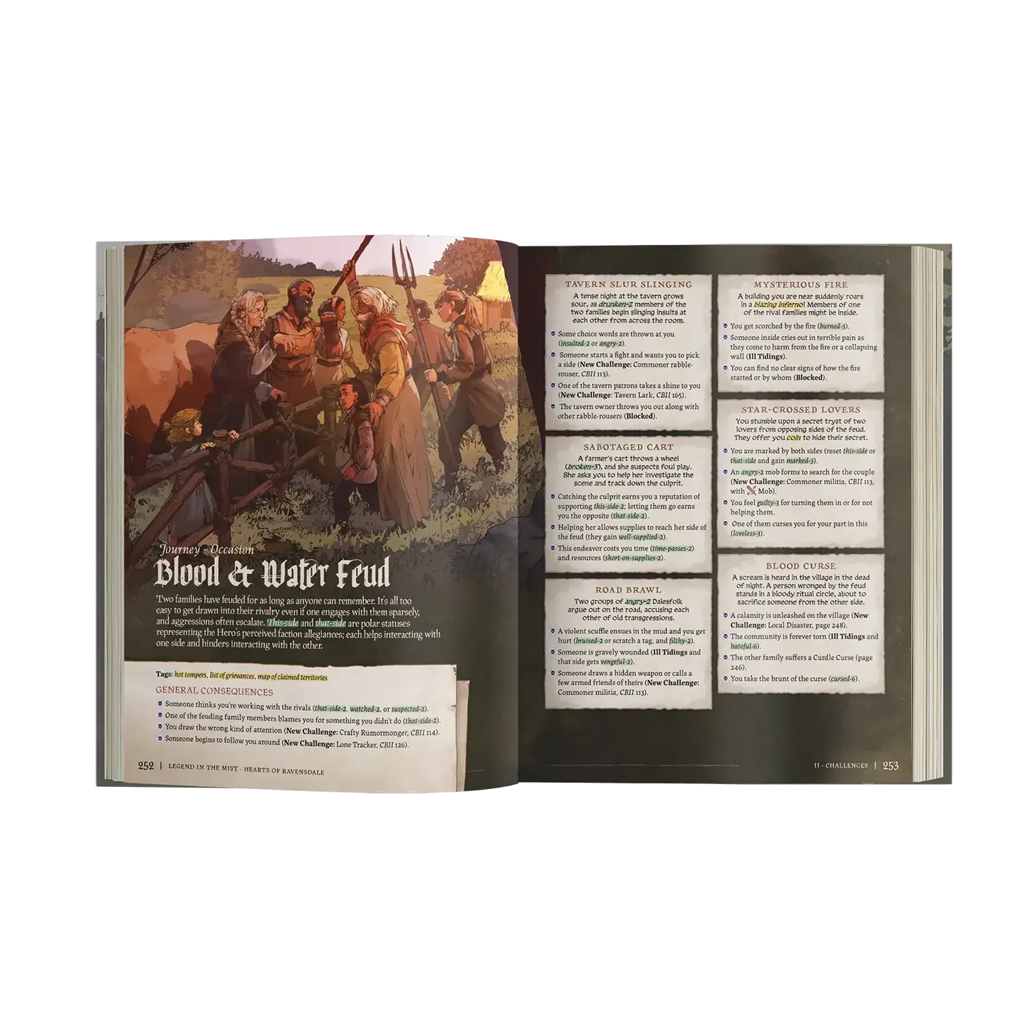 Hearts of Ravensdale - Setting Book - Legend in the Mist