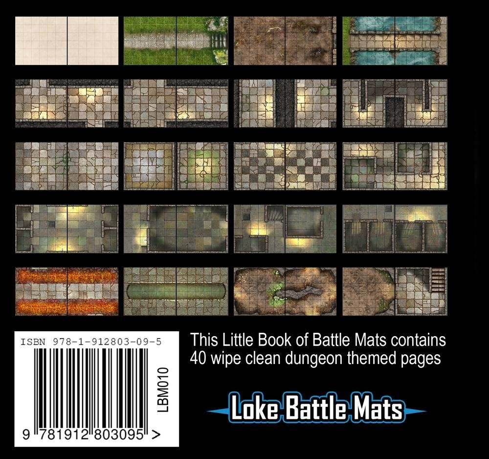 Little Book of Battle Mats: Dungeon Edition - 