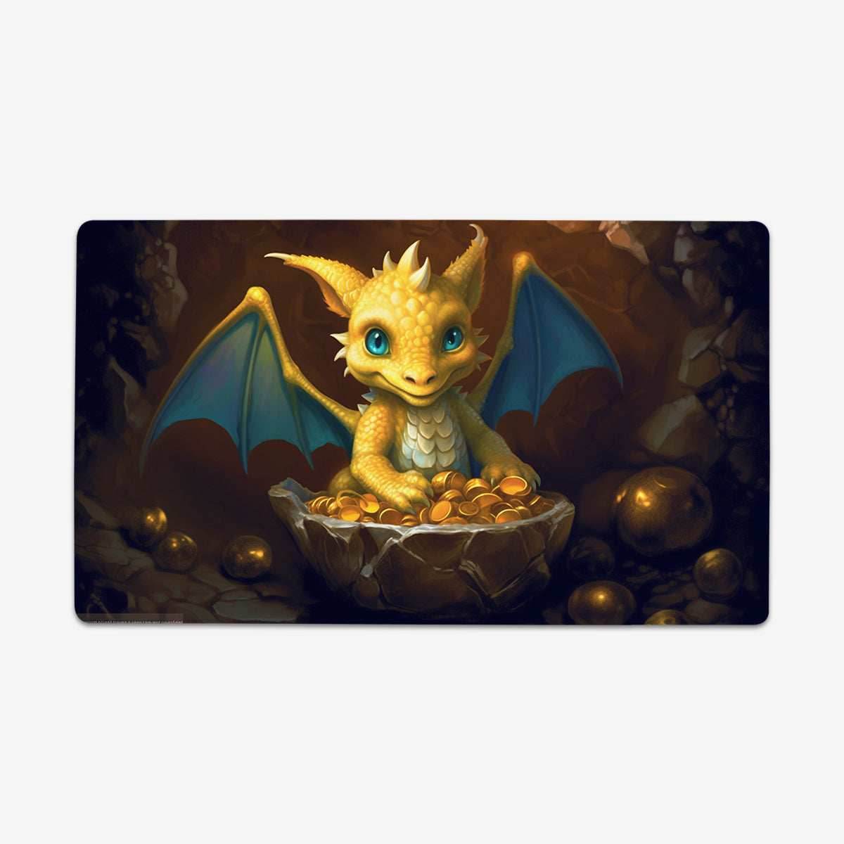 A Dragon and His Coin Playmat - Plain