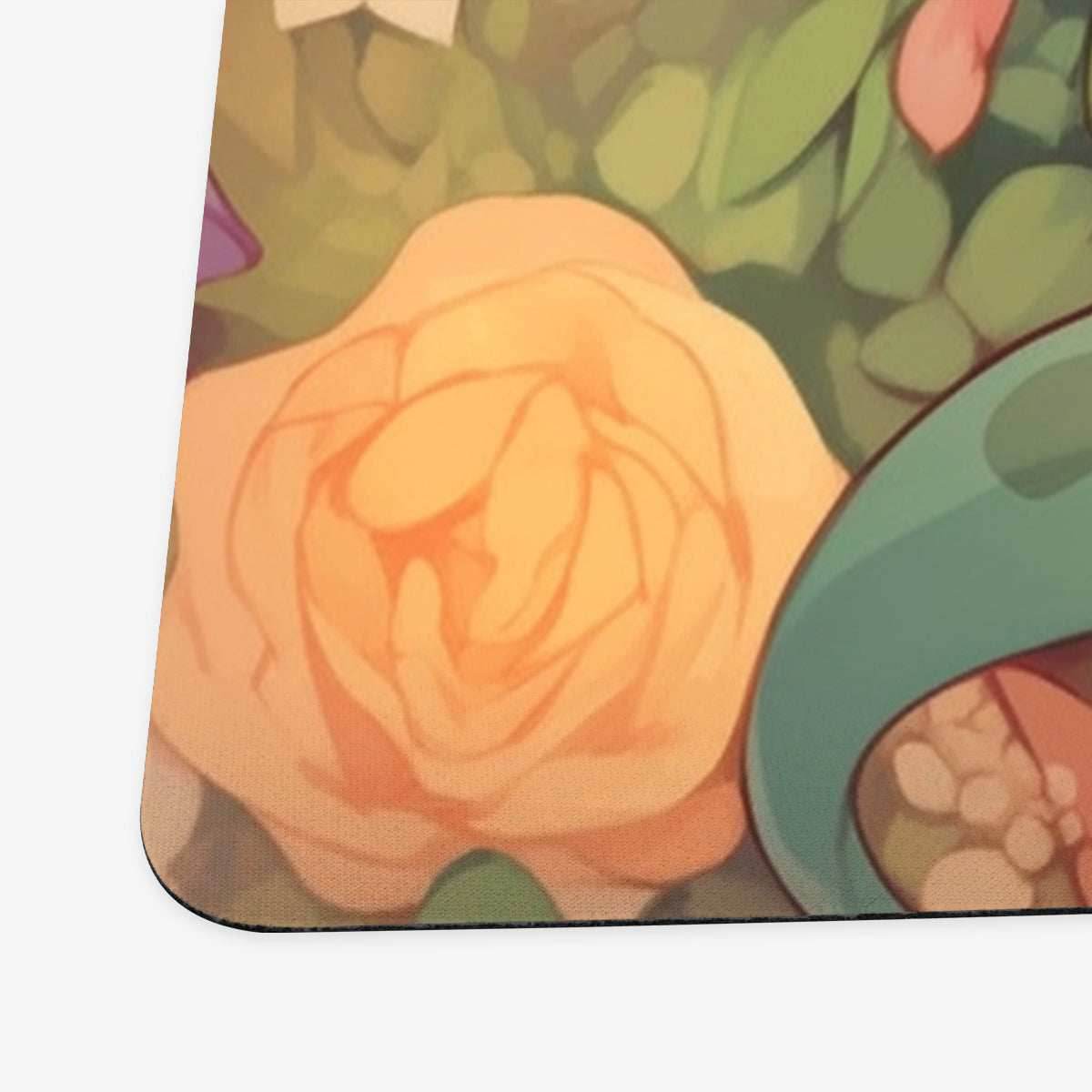 A Dragon in a Flower Patch Playmat - Plain