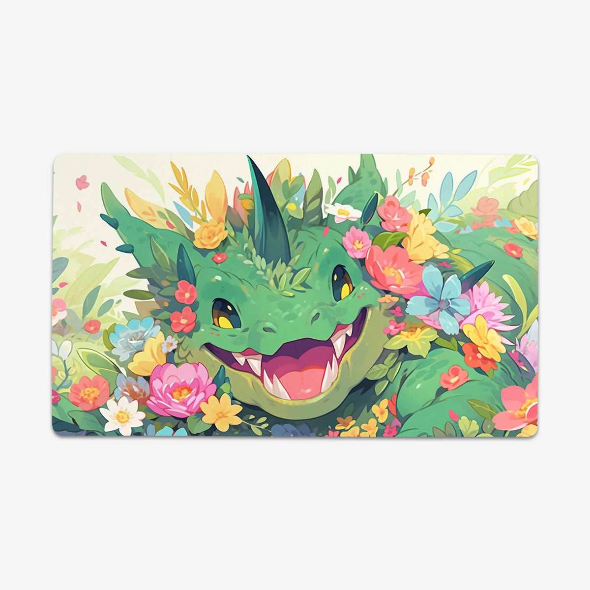 The Guffawing Green Dragon Playmat - Plain