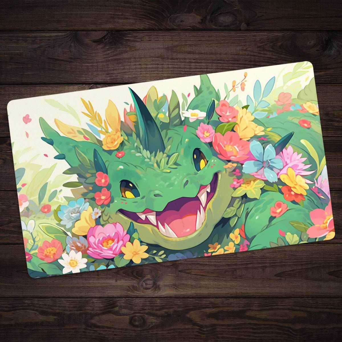 The Guffawing Green Dragon Playmat - Plain