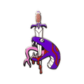 Lock Jaw Enamel Pin - 