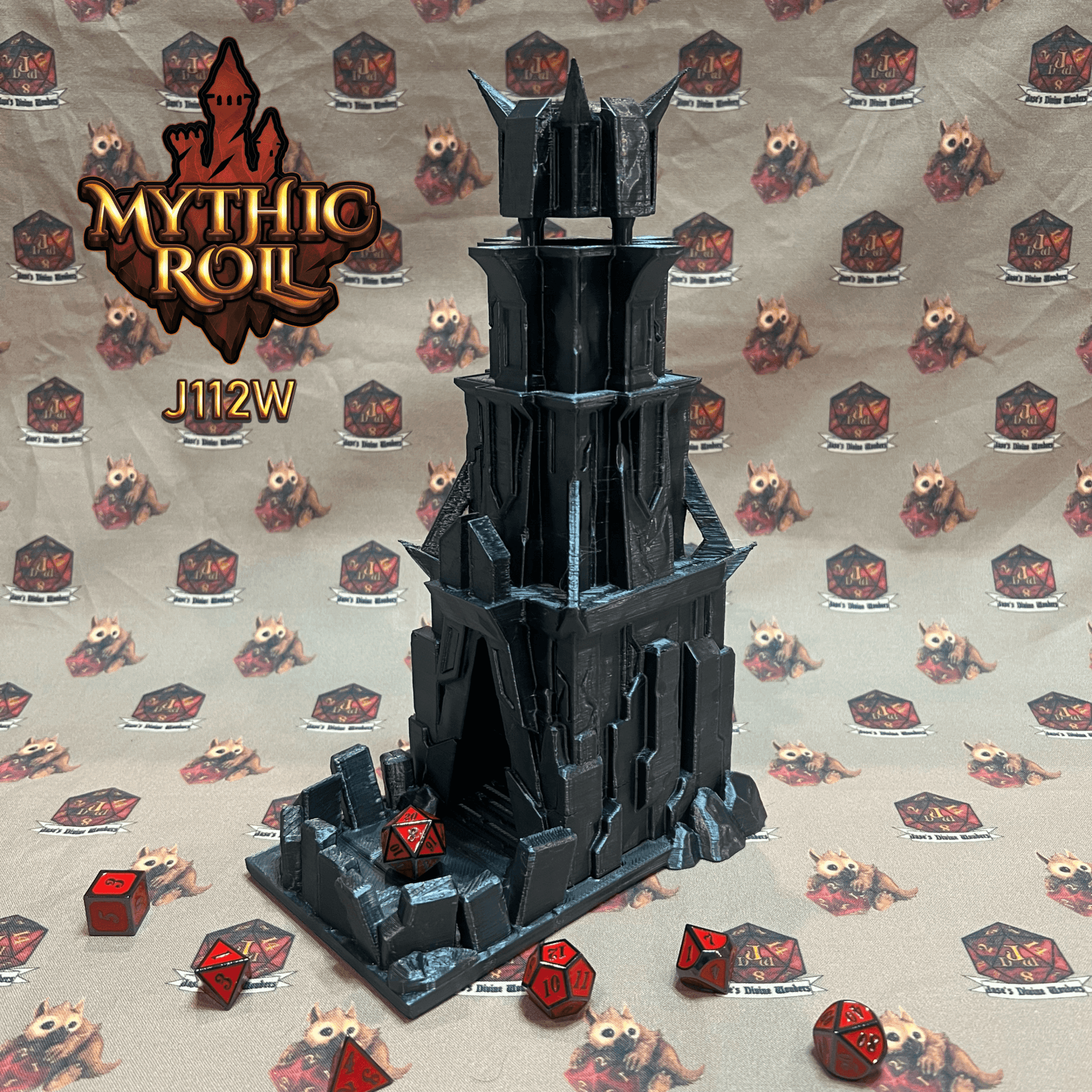 Mythic Roll Dice Tower - Monolith - Black