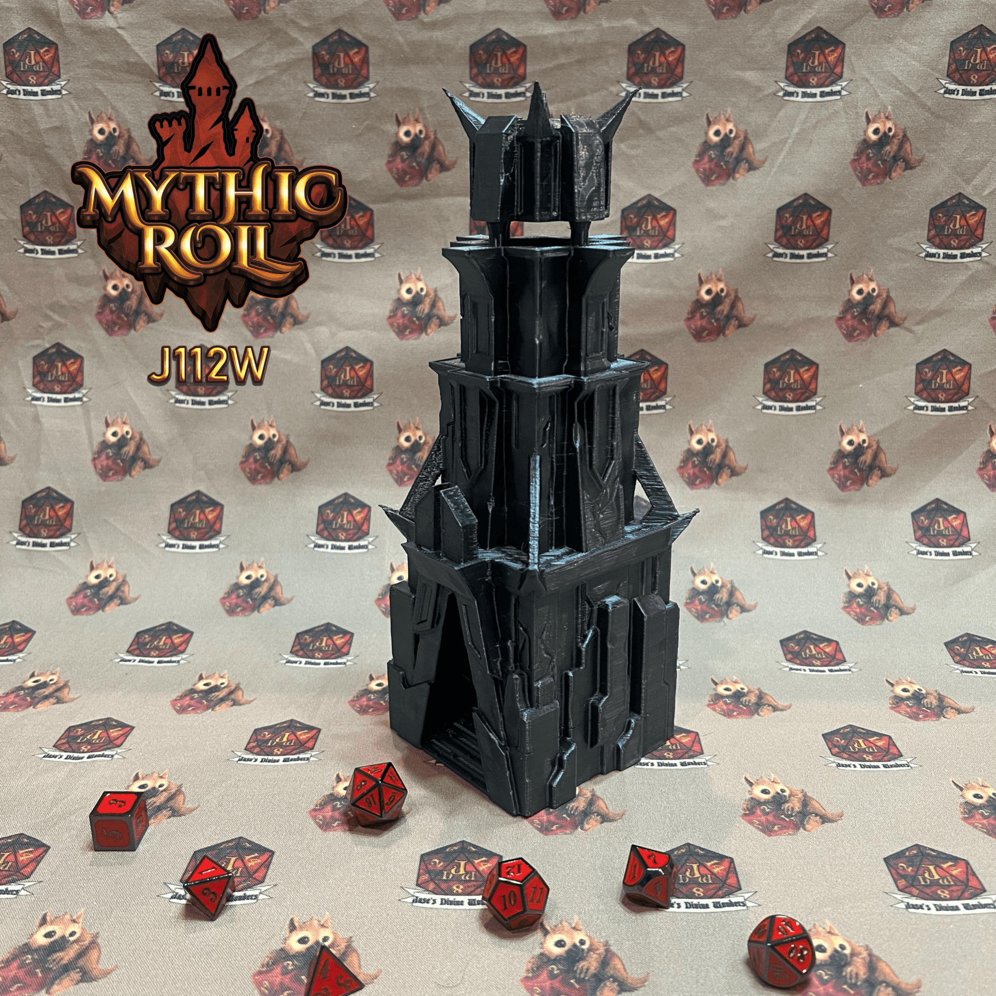 Mythic Roll Dice Tower - Monolith - Black