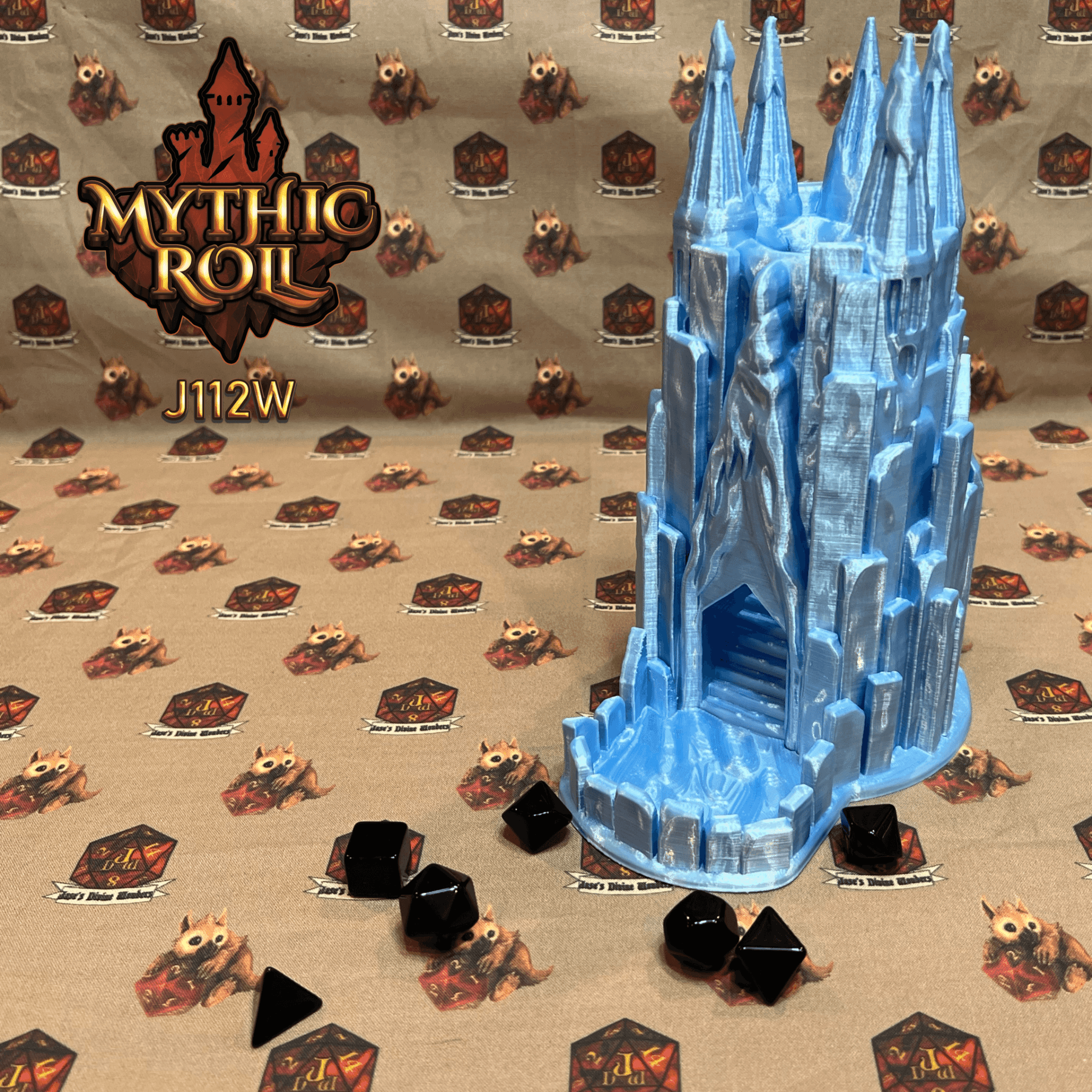 Mythic Roll Dice Tower - Fjord - Black