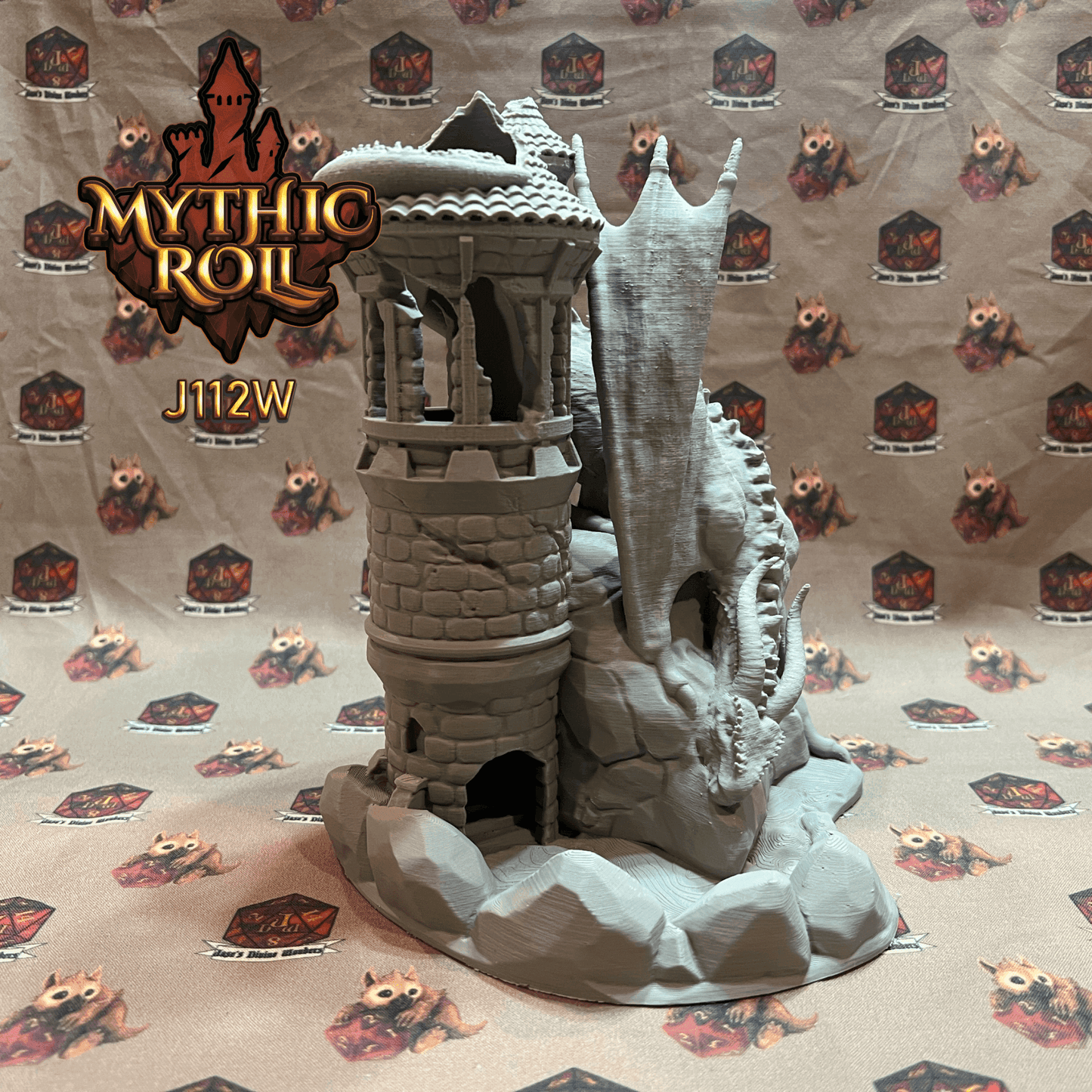 Mythic Roll Dice Tower - The Watch Tower - Black