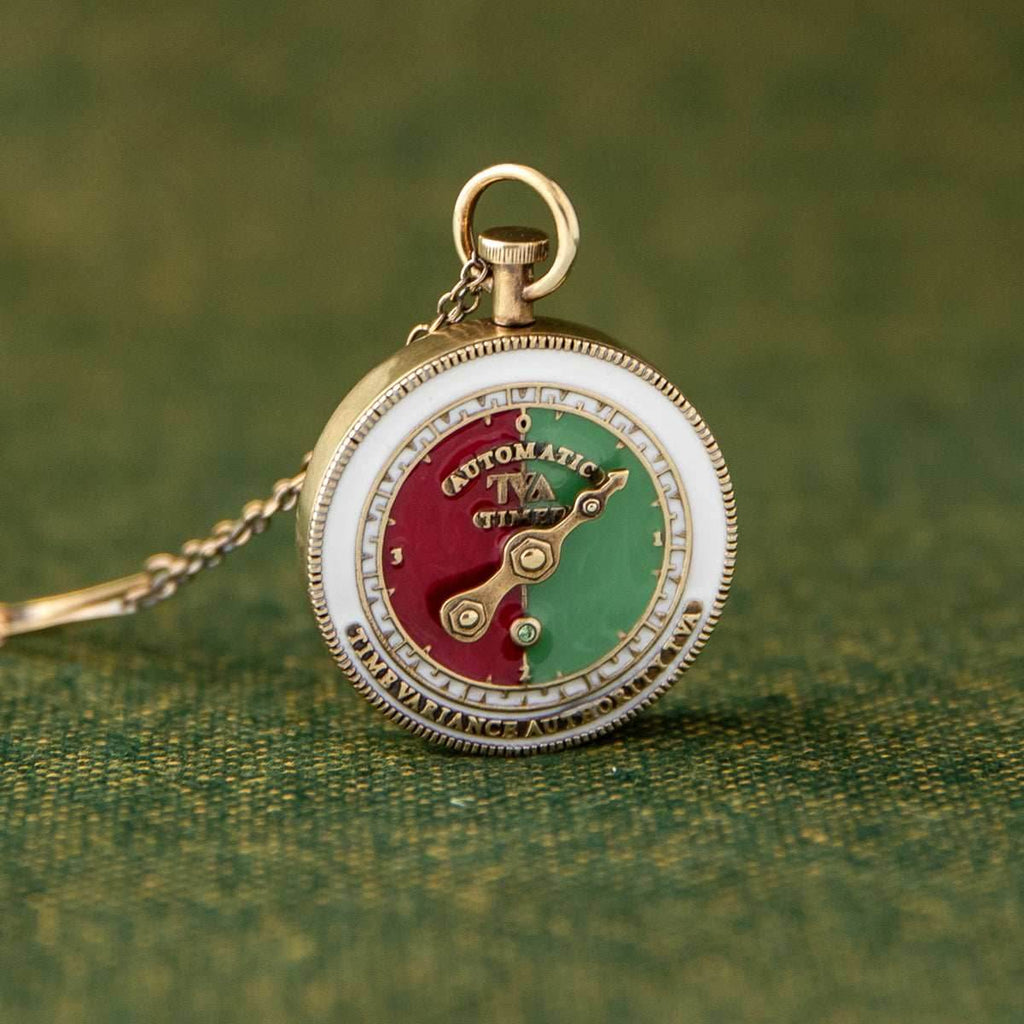 Marvel X RockLove MARVEL STUDIOS LOKI TVA Stopwatch Necklace - 