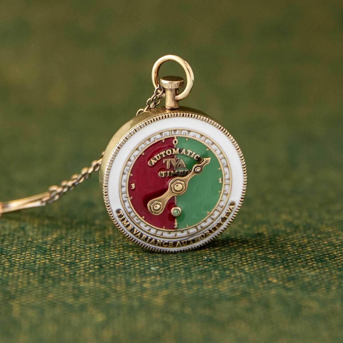 Marvel X RockLove MARVEL STUDIOS LOKI TVA Stopwatch Necklace - 