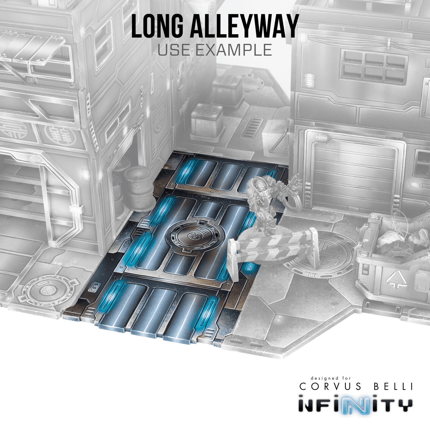 Xiguan Sidewalk - Alleyways and Courtyard - Bare MDF