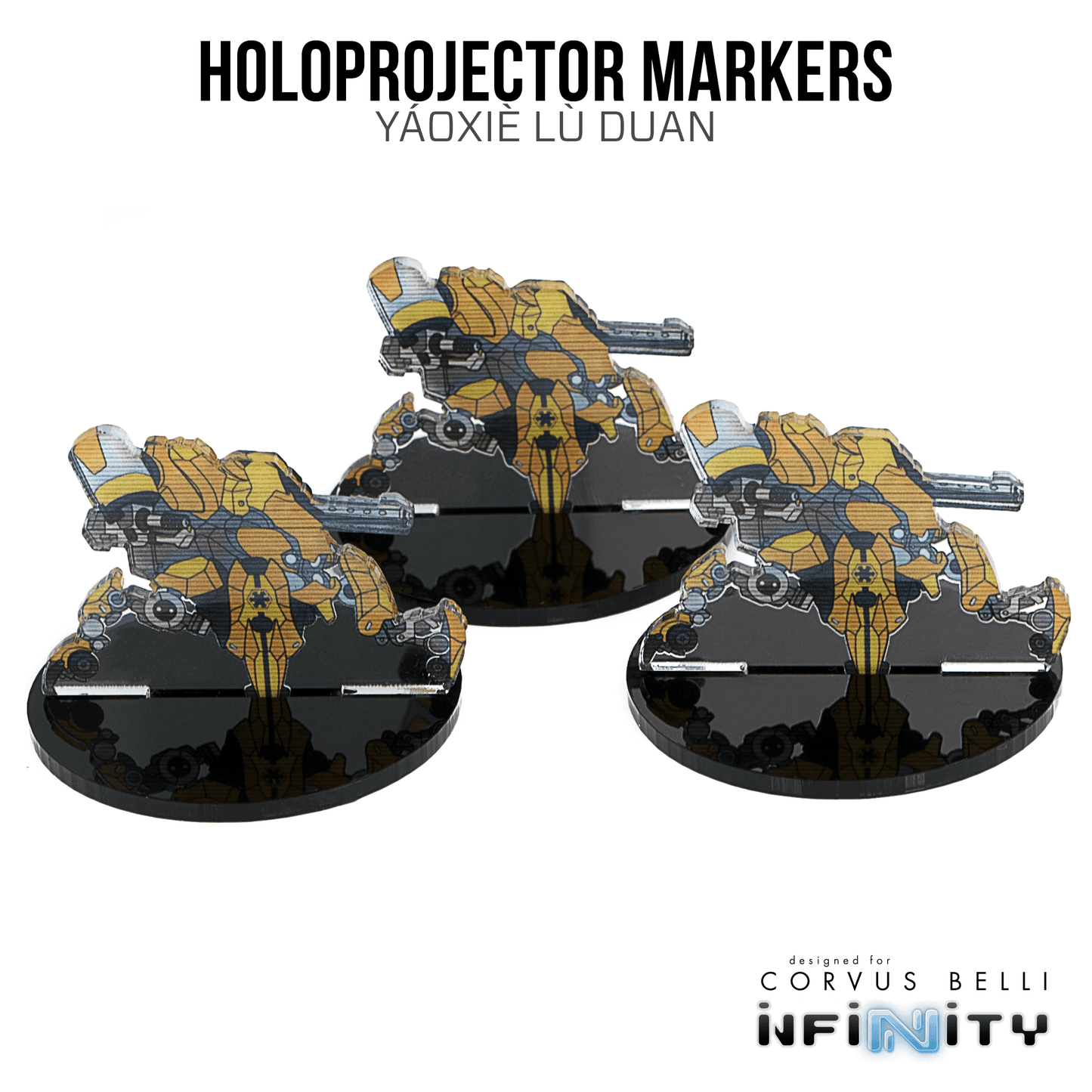 3D Holoprojector / Decoy Markers - Yu Jing Yaoxie Remotes (Lu Duan / 55mm)