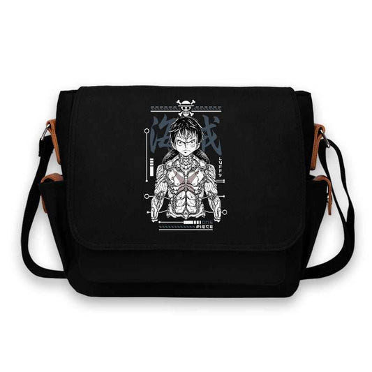 Luffy One Piece Messenger Bag - Black