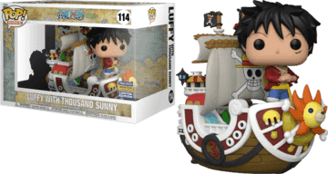 Pop! Rides: One Piece - Luffy With Thousand Sunny (Winter Convention Sticker) - 