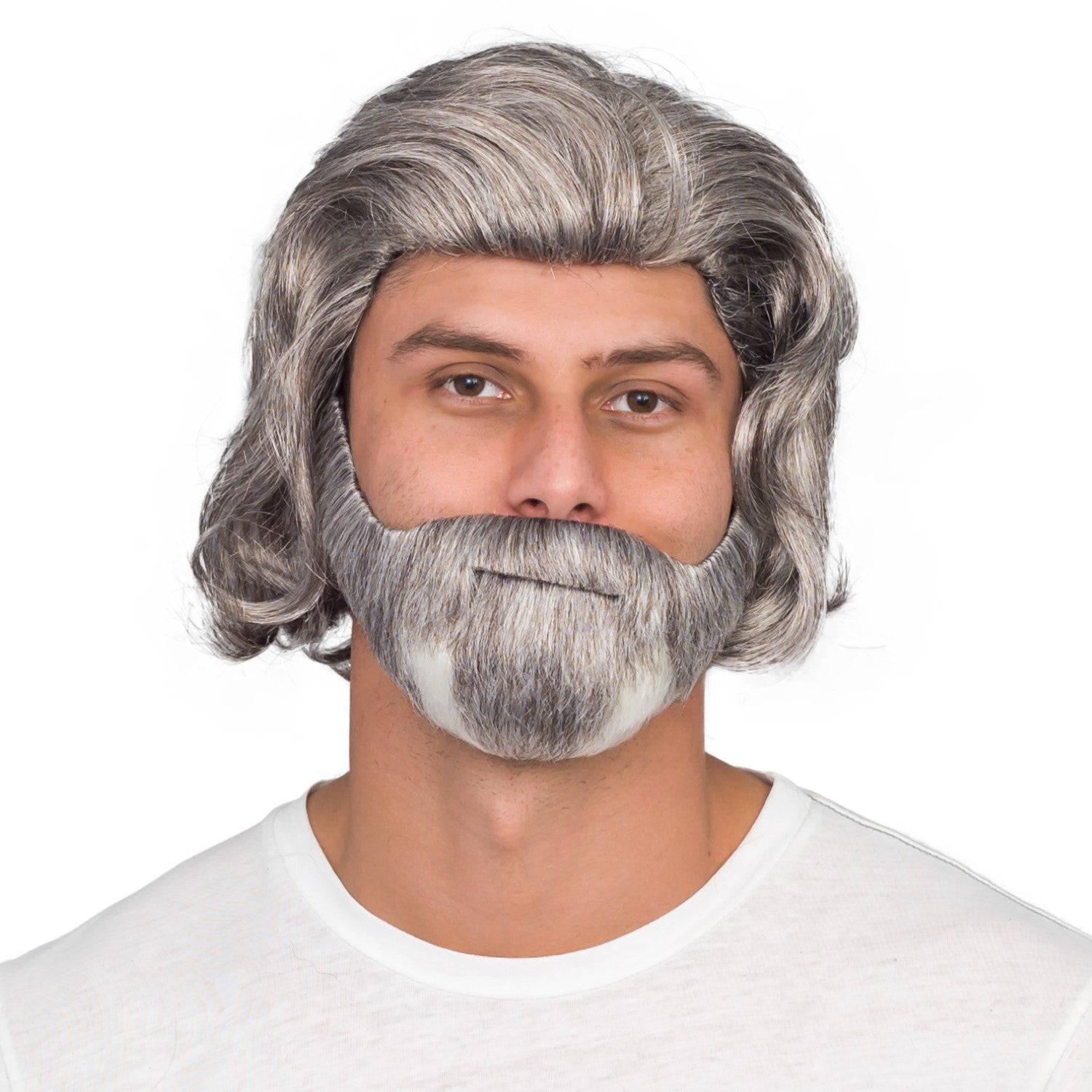 Luke Sky Wars Movie Deluxe Halloween Cosplay Costume Accessory Wig/Beard Set