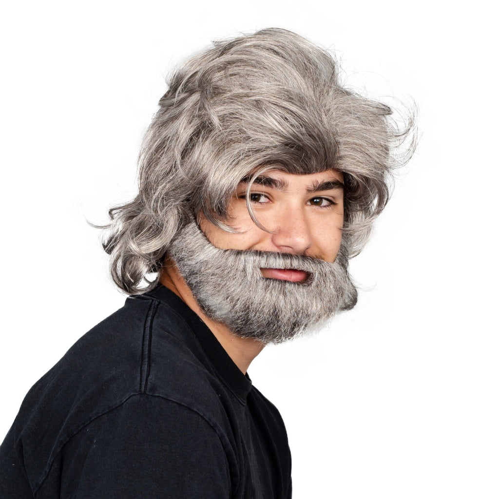 Luke Sky Wars Movie Deluxe Halloween Cosplay Costume Accessory Wig/Beard Set