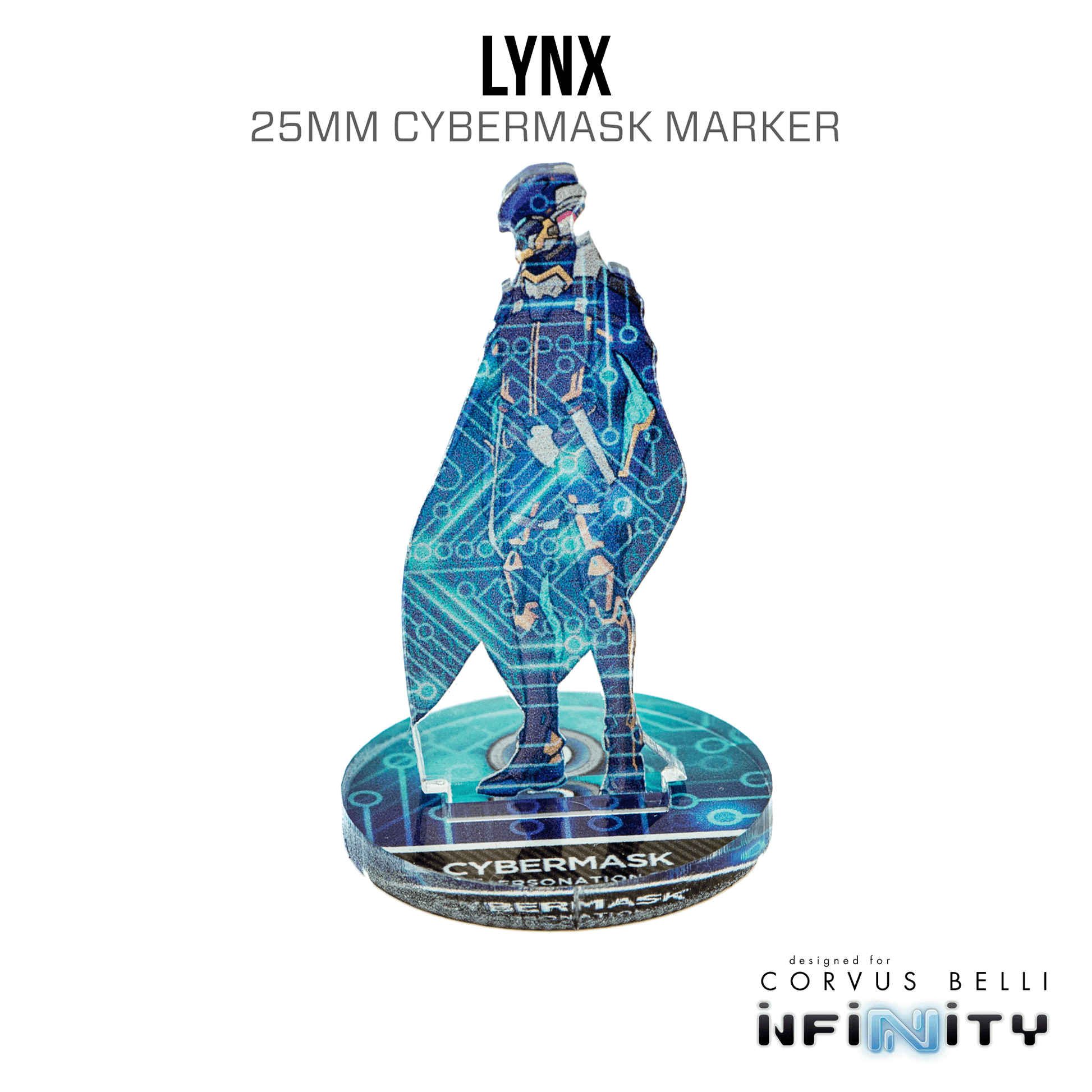 Infinity 3D Markers: Lynx (25mm Cybermask) - Cybermask / A