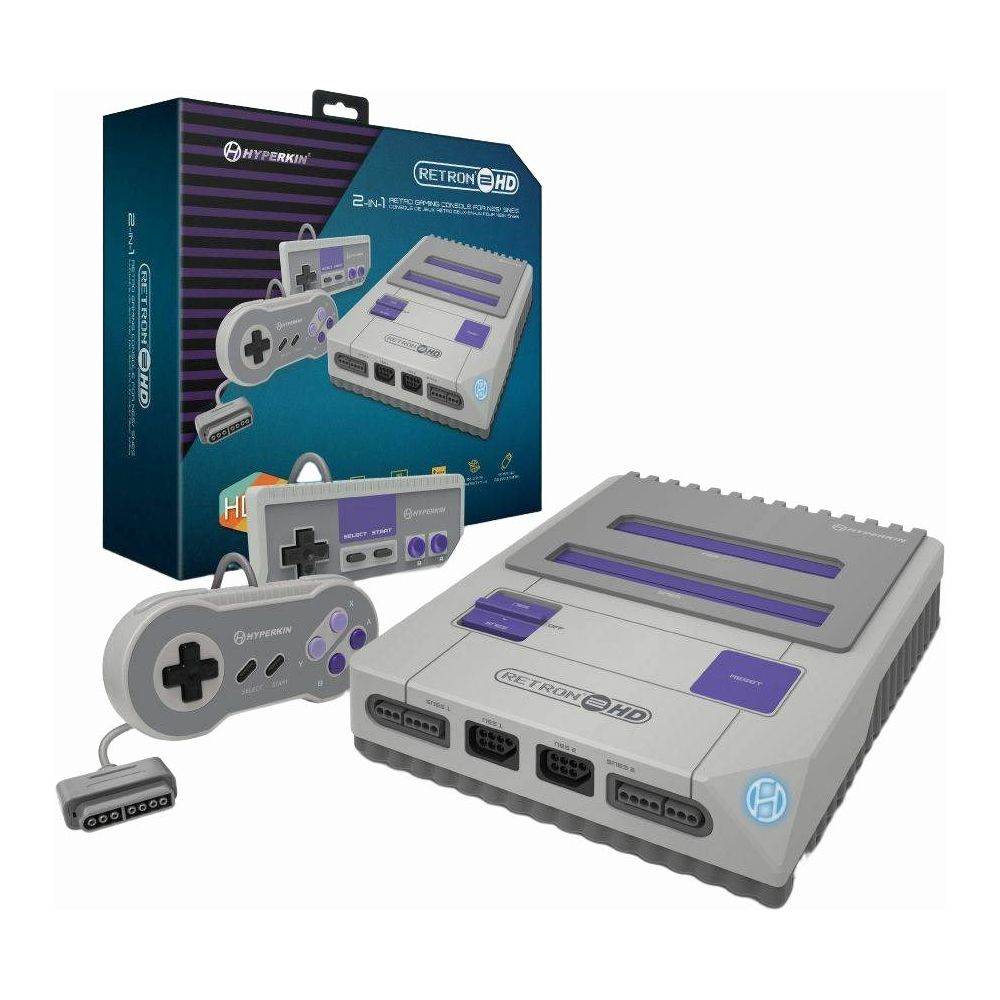 RetroN 2 HD Gaming Console Compatible With NES® / Super NES® / Super Famicom™ - New & Sealed