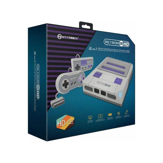 RetroN 2 HD Gaming Console Compatible With NES® / Super NES® / Super Famicom™ - New & Sealed