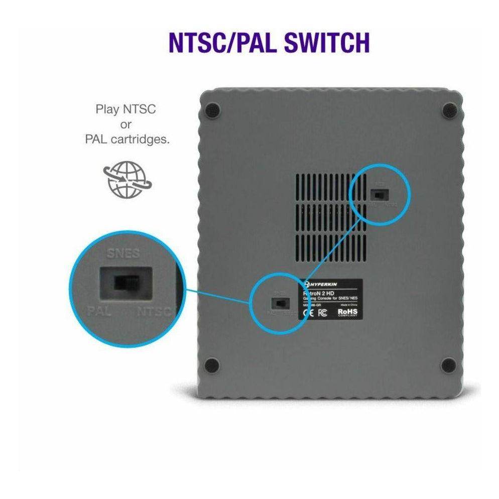 RetroN 2 HD Gaming Console Compatible With NES® / Super NES® / Super Famicom™ - New & Sealed