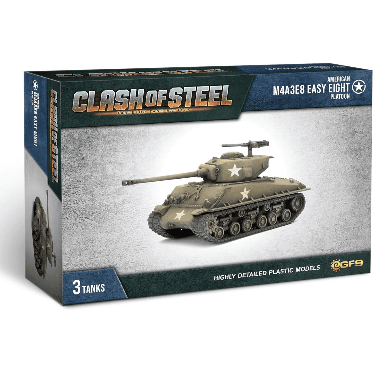Clash of Steel - American: M4A3E8 Easy Eight Platoon - 